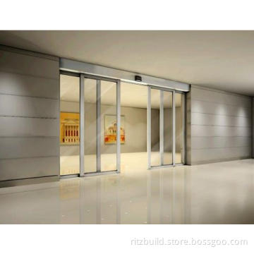 Customized Design Good Quality Professional Automatic Aluminium+Glass Sliding Doors